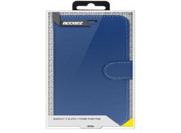 Foto van Accezz wallet case voor apple iphone 14 max telefoonhoesje blauw 
