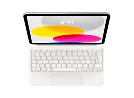Foto van Apple magic keyboard folio voor ipad 2022 tablethoesje zilver