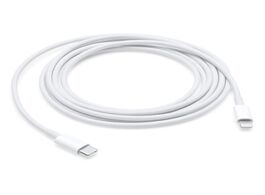 Foto van Apple usb c naar lightning kabel 2 m telefonie accessoire wit