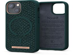 Foto van Njord jord cover voor apple iphone 13 mini telefoonhoesje groen 