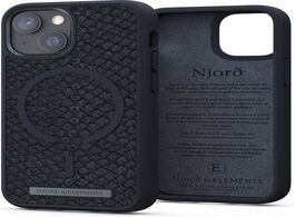 Foto van Njord vindur cover voor apple iphone 13 mini telefoonhoesje grijs 