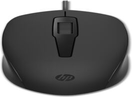 Foto van Hp 150 wired mouse muis zwart 