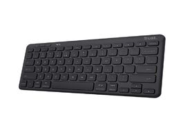 Foto van Trust lyra compact draadloze keyboard toetsenbord zwart 