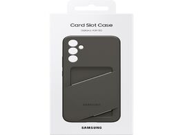 Foto van Samsung galaxy a34 card slot case telefoonhoesje zwart 