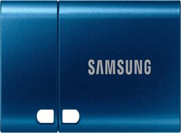 Foto van Samsung usb c flash drive 64gb sticks blauw 
