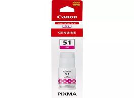 Foto van Canon gi 51 ink bottle magenta inkt paars 