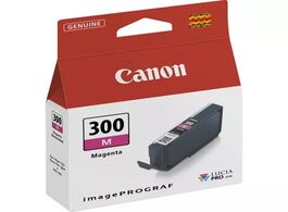 Foto van Canon pfi 300 ink magenta inkt paars 