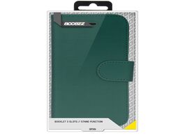 Foto van Accezz wallet softcase bookcase iphone 13 pro telefoonhoesje groen 