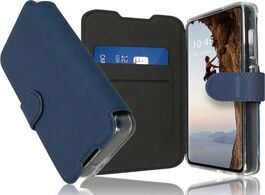 Foto van Accezz xtreme wallet bookcase samsung galaxy s23 plus telefoonhoesje blauw 