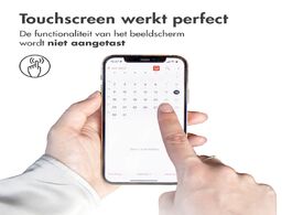 Foto van Accezz gehard glas full cover screenprotector iphone 15 pro smartphone transparant 