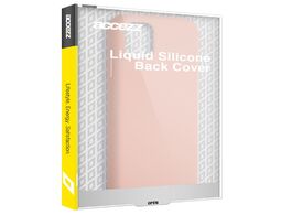 Foto van Accezz liquid silicone backcover samsung galaxy z flip 5 telefoonhoesje roze 