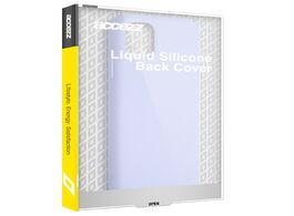 Foto van Accezz liquid silicone backcover iphone 15 plus telefoonhoesje paars 