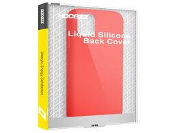 Foto van Accezz liquid silicone backcover iphone 15 plus telefoonhoesje rood 
