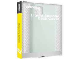 Foto van Accezz liquid silicone backcover iphone 15 pro telefoonhoesje blauw 