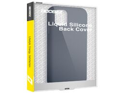 Foto van Accezz liquid silicone backcover iphone 15 pro max telefoonhoesje blauw 