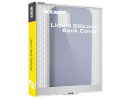 Foto van Accezz liquid silicone backcover met magsafe iphone 15 pro telefoonhoesje grijs 
