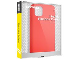 Foto van Accezz liquid silicone backcover met magsafe iphone 15 telefoonhoesje rood 