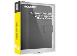 Foto van Accezz premium leather 2 in 1 wallet bookcase iphone 15 pro telefoonhoesje zwart 
