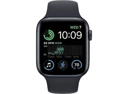 Foto van Apple watch se 2022 44mm midnight aluminium sportband s m smartwatch
