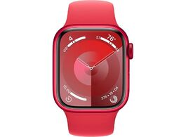 Foto van Apple watch series 9 41mm product red aluminium sportband s m smartwatch rood