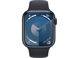 Foto van Apple watch series 9 45mm midnight aluminium sportband m l smartwatch 