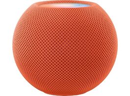 Foto van Apple homepod mini wifi speaker oranje 