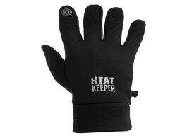 Foto van Heatkeeper thermo handschoenen heren techno zwart l xl 