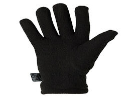 Foto van Heatkeeper kinder thermo handschoenen thinsulate fleece zwart 