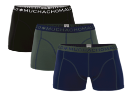 Foto van Muchachomalo boxershorts solid186 3 pack 