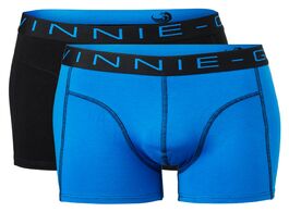 Foto van Vinnie g boxershorts 2 pack black blue