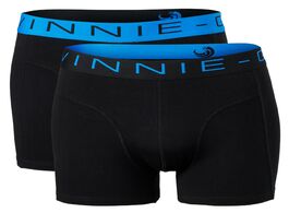 Foto van Vinnie g boxershorts 2 pack black blue xl 
