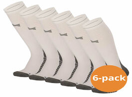 Foto van Xtreme compressie sokken hardlopen 6 pack multi white 