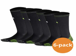 Foto van Xtreme compressie sokken hardlopen 6 pack multi black 