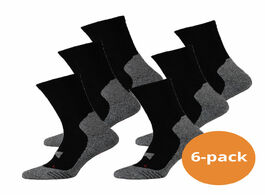 Foto van Xtreme hiking sokken 6 pack multi black 