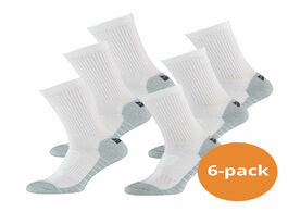 Foto van Xtreme tennis padel sokken 6 pack multi white 35 38
