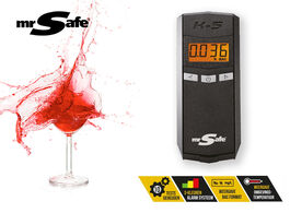 Foto van Mr safe digitale alcoholtester test zelf je alcoholpercentage