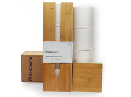 Delcosmo bamboe toiletpapierhouder 