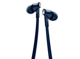 Foto van Tcl earphones platte kabel met microfoon blauw