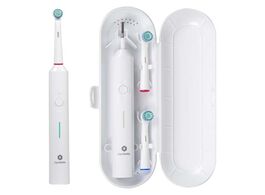 Foto van Optismile elektrische tandenborstel met timer incl. 2 opzetstukken