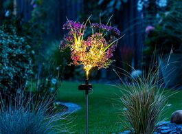 Foto van Hi solar led tuinlamp prikspot bloem tuinverlichting zonne energie