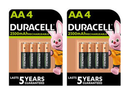 Foto van Duracell rechargeable aa 2500mah batterijen oplaadbare 8 stuks