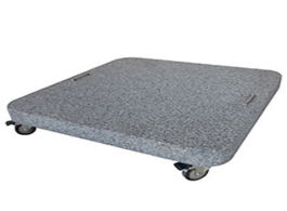 Foto van Parasolvoet siesta graniet 125kg inclusief wielen