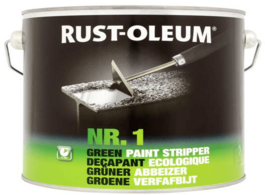 Foto van Rust oleum nr. 1 groene verfafbijt 0.5 ltr spuitbus 