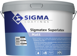 Foto van Sigma sigmatex superlatex matt lichte kleur 5 ltr 