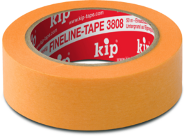 Foto van Kip fineline tape washi tec premium 3808 geel 24 mm x 50 m 