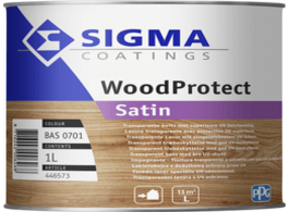 Foto van Sigma woodprotect satin kleur 1 ltr 