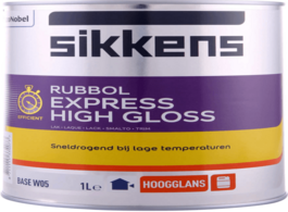 Foto van Sikkens rubbol express high gloss kleur 2.5 ltr 