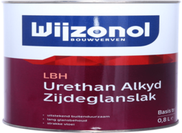 Foto van Wijzonol lbh urethan alkyd zijdeglanslak kleur 0.5 ltr 