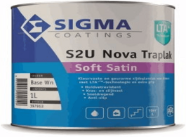 Foto van Sigma s2u nova traplak soft satin kleur 0.5 ltr 