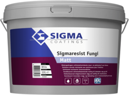 Foto van Sigma sigmaresist fungi matt wit 2.5 ltr 